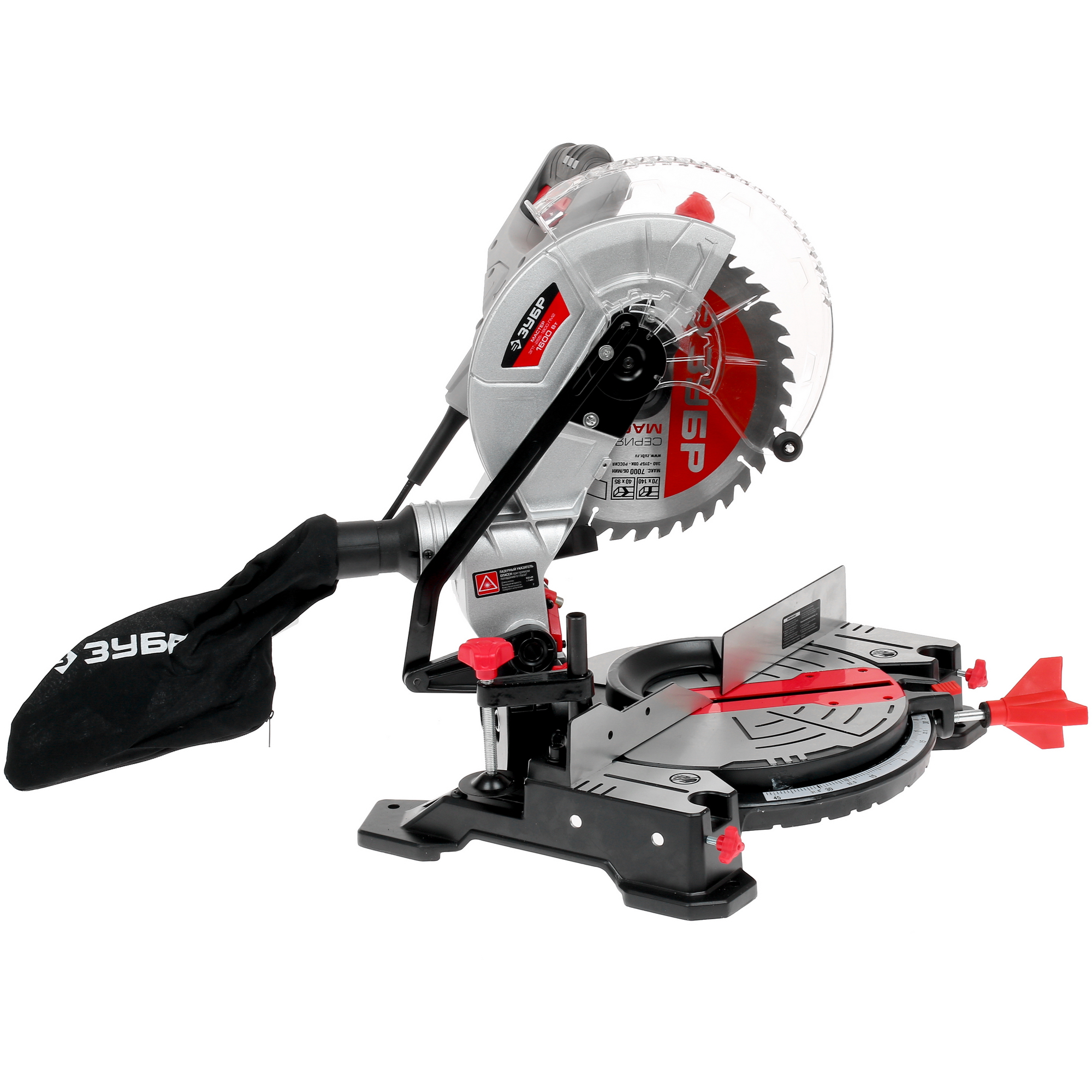 Торцовочная пила  Зубр ЗПТ-255-1800ЛМ2 8103325 STDN-0054977 - Вид №6