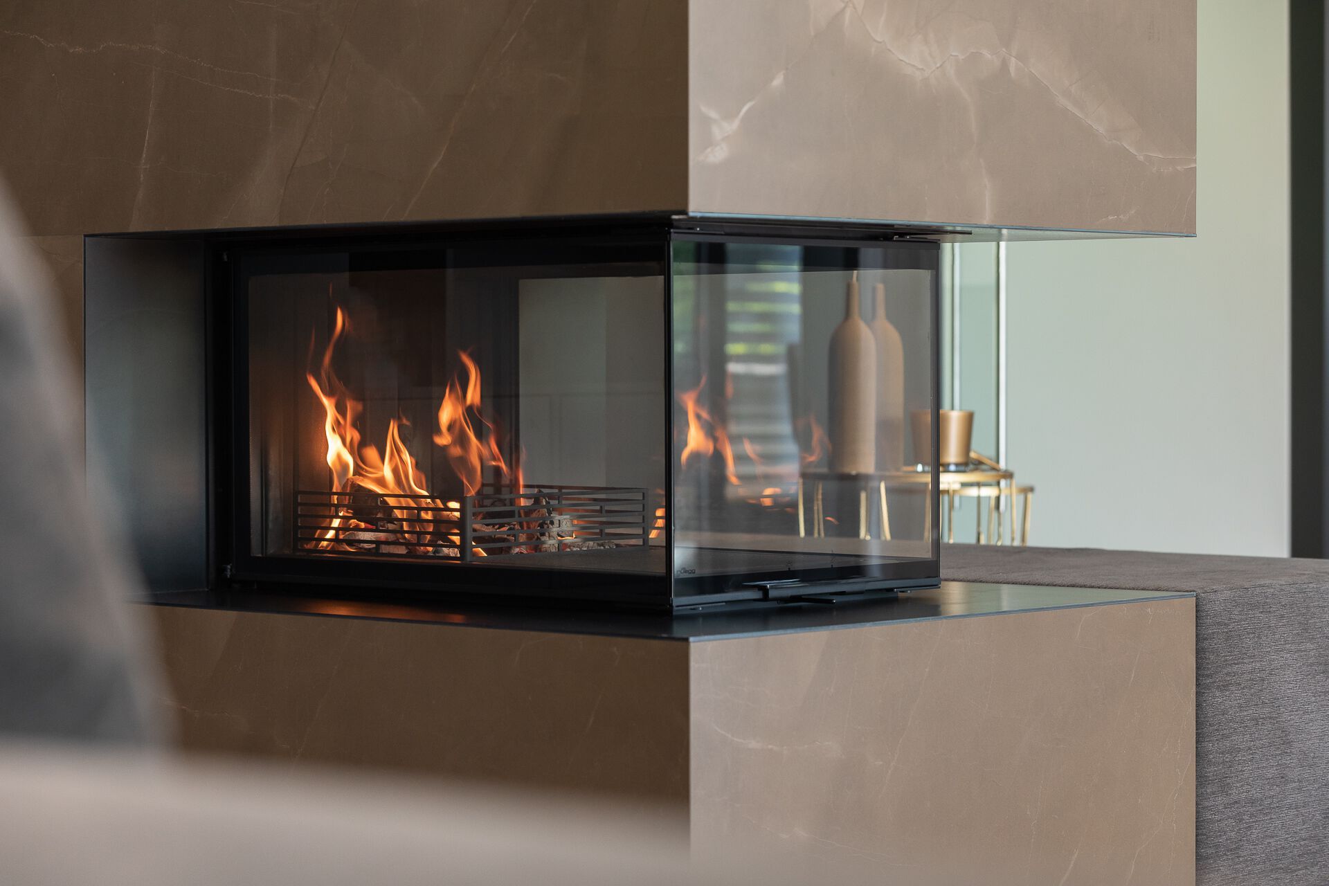 Стальной тройной фасад дровяной камин RÜEGG RIII ARCH-00145191 - Вид №8