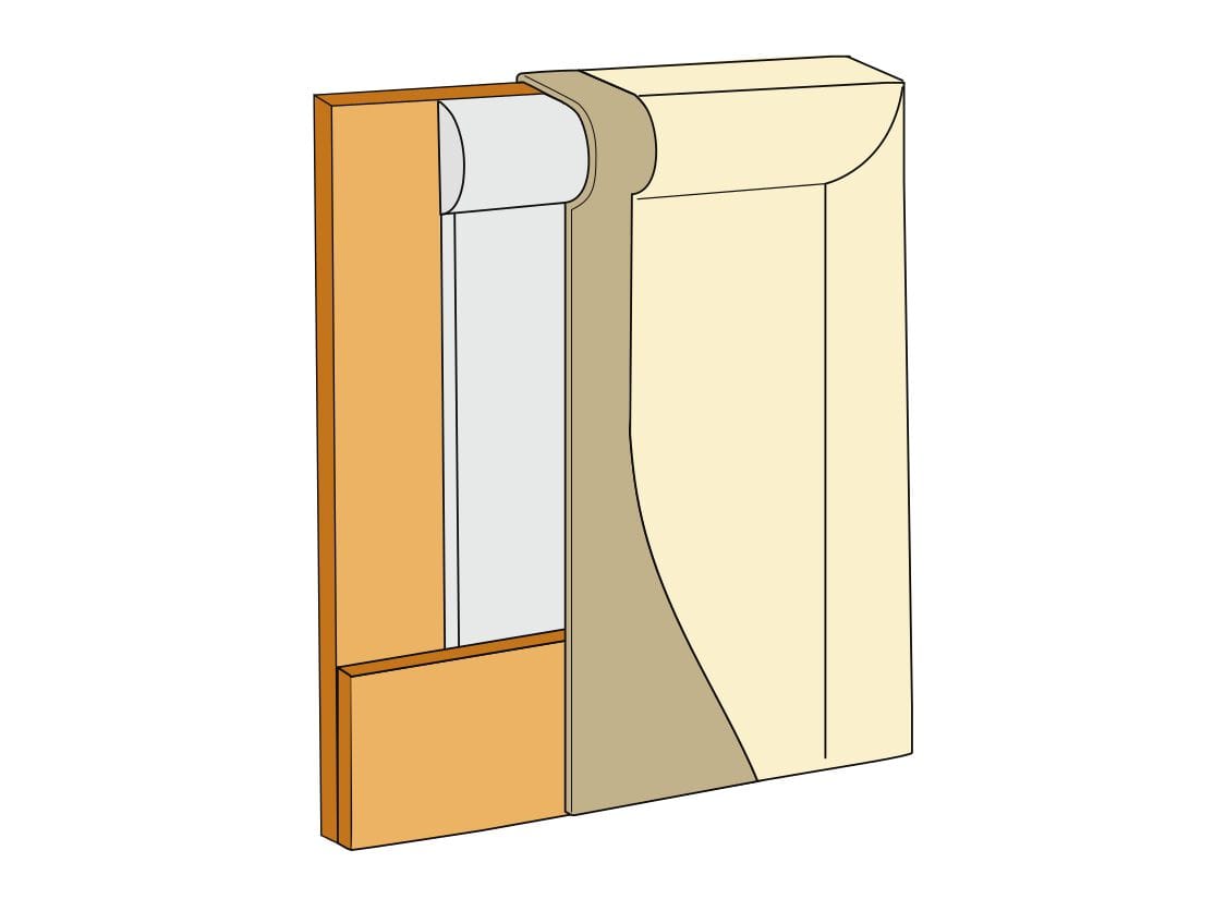 Изголовье из мягкой ткани FIB21 Matlux Hotel ARCH-00049292 - Вид №1