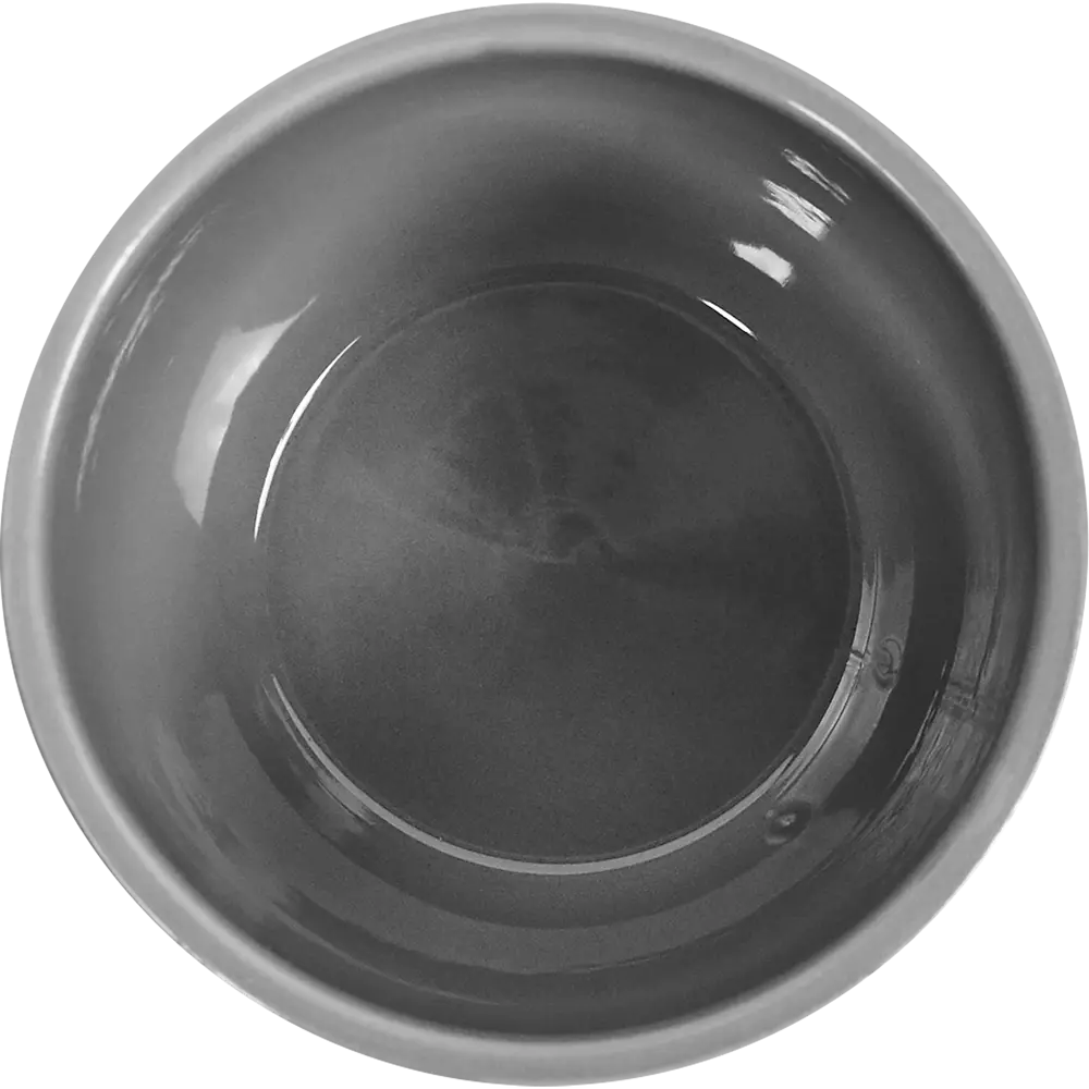 Кашпо для цветов ø12 h9.7 см v1.09 л керамика графитовый GARDEN SHOW STLM-2077308 - Вид №1