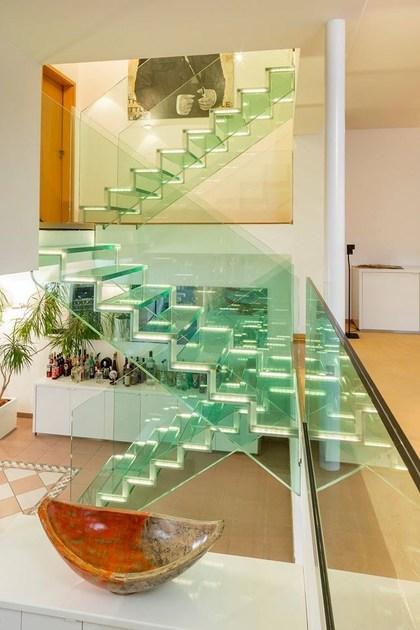 Siller Treppen П-образная стеклянная лестница со светодиодной подсветкой Londra sun-id-1429390 - Вид №3