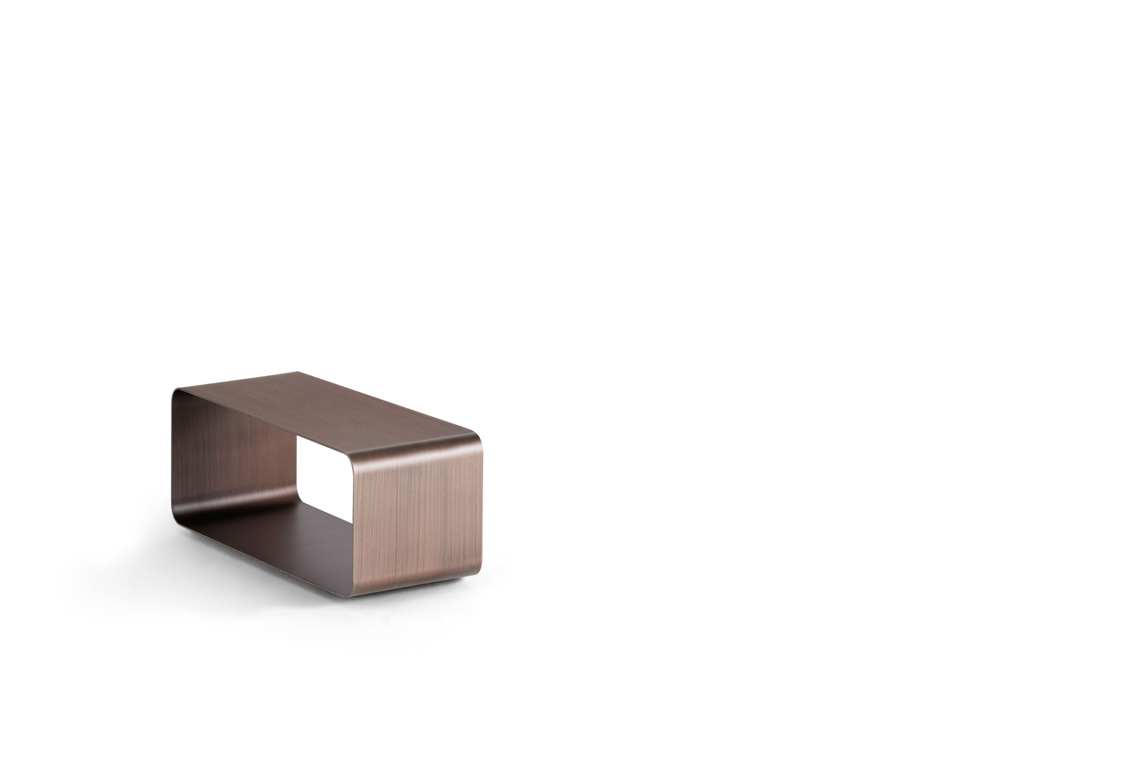 Прямоугольный металлический журнальный столик Flou лист ARCH-00140414 - Вид №6