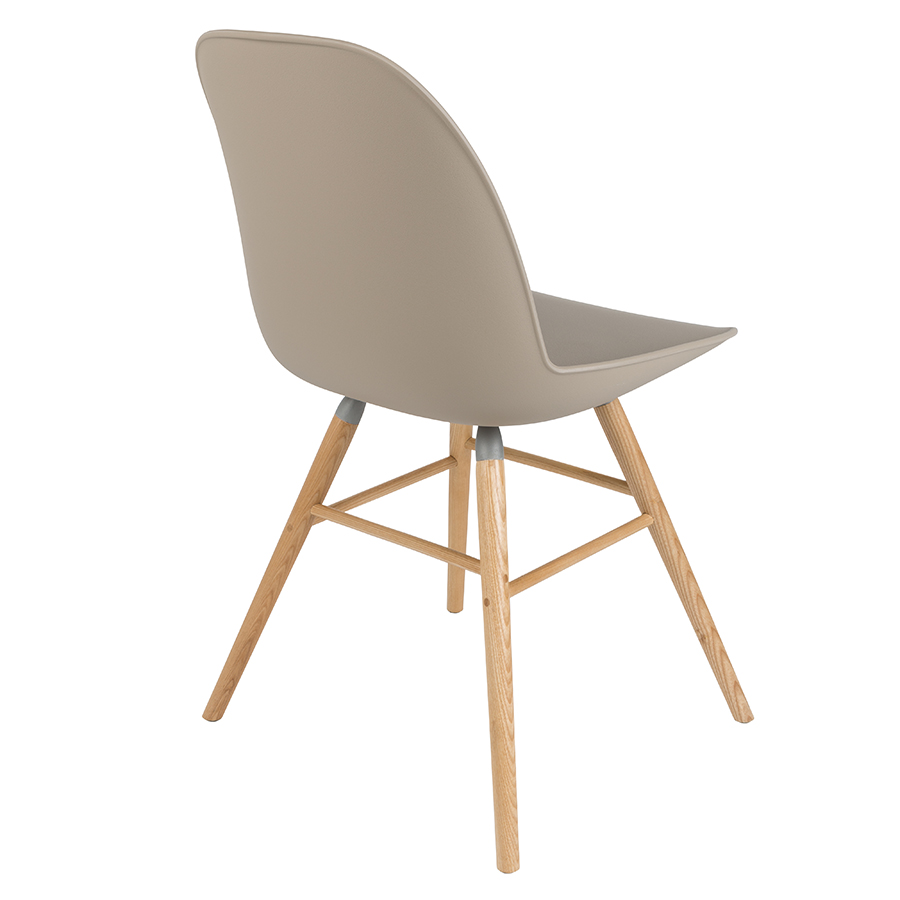 Стул Albert Kuip серо-коричневый Zuiver 1100296 - Вид №9