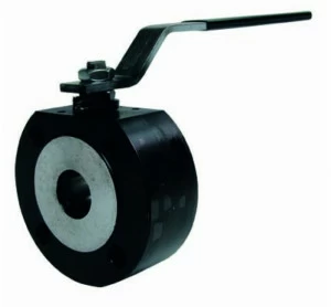 GENEBRE 2105 07 Тип вафли. Крепление шарового крана полнопроходное между фланцами PN 16, 1 шт.