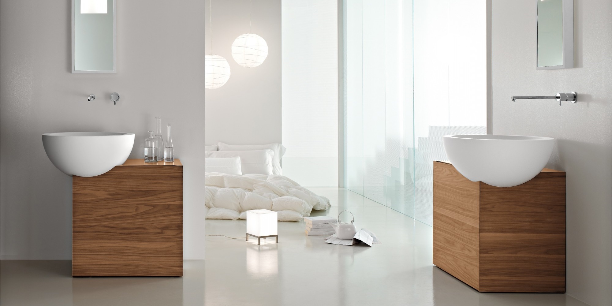 Toscoquattro Тумба под раковину 70 см LE ACQUE Noce Canaletto 16A58NC - Вид №1