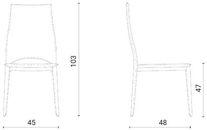 Ozzio Italia Кожаное кресло с высокой спинкой  S340  - Вид №5