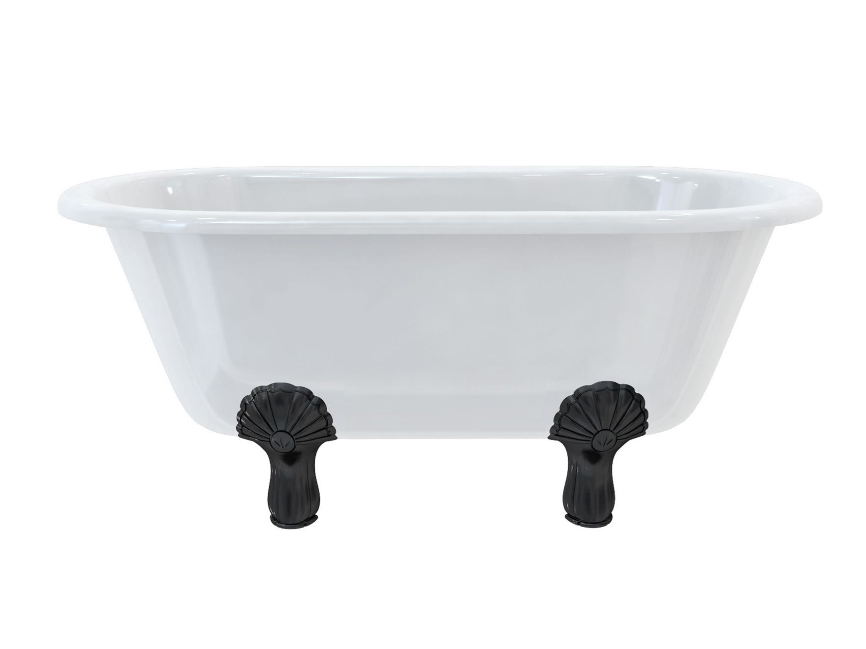 Овальная акриловая ванна на ногах Burlington ARCH-00030731 - Вид №12