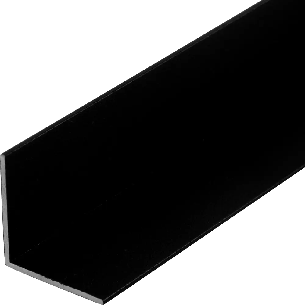 Алюминиевый уголок Santreyd 20x20x1 мм чёрный муар для конструкций 14238343