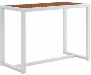GANDIABLASCO Садовый стол прямоугольный высокий Dna teak