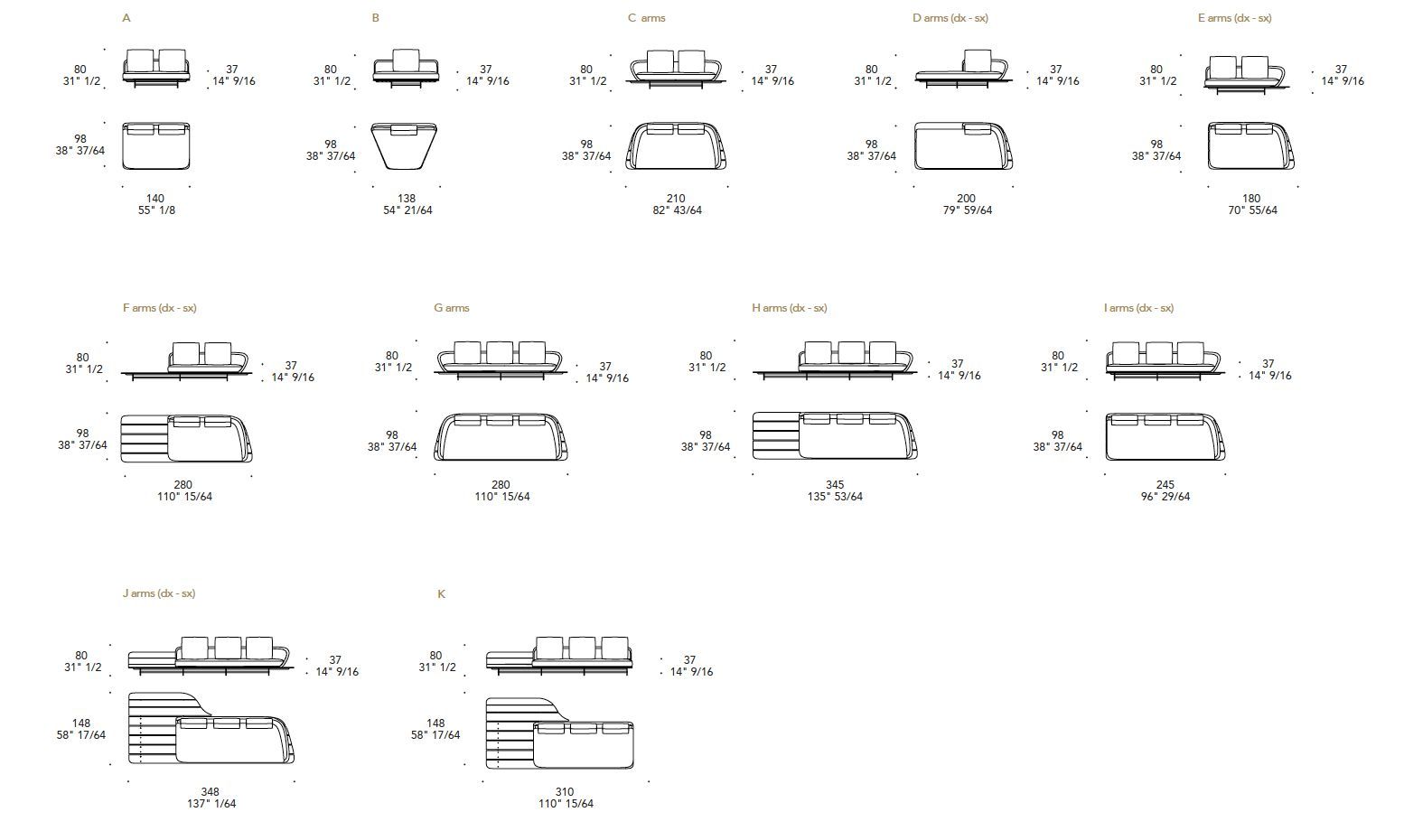 Модульный садовый диван REFLEX знак ARCH-00033265 - Вид №4