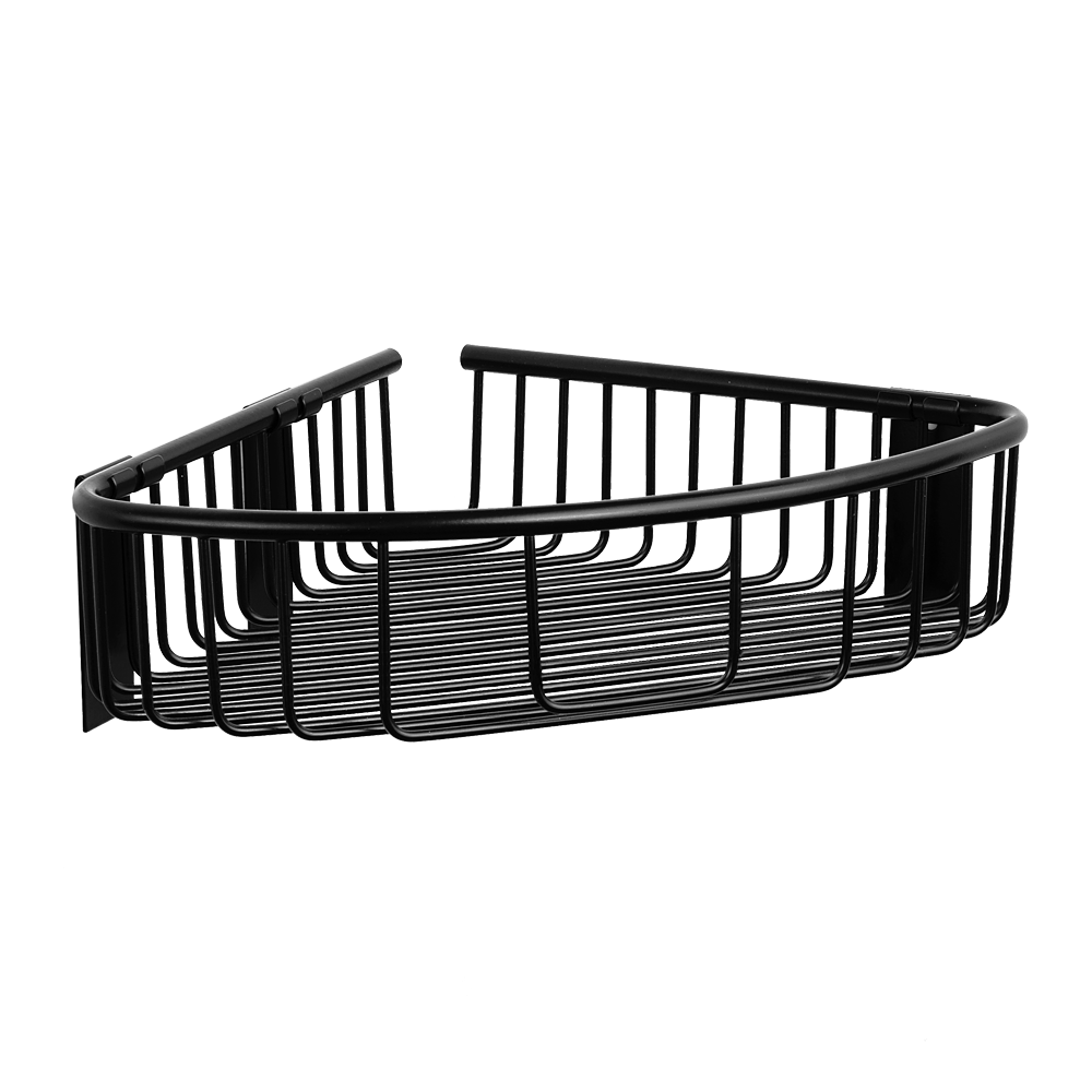 62261 Нержавеющая угловая полка, черная матовая поверхность SANELA 