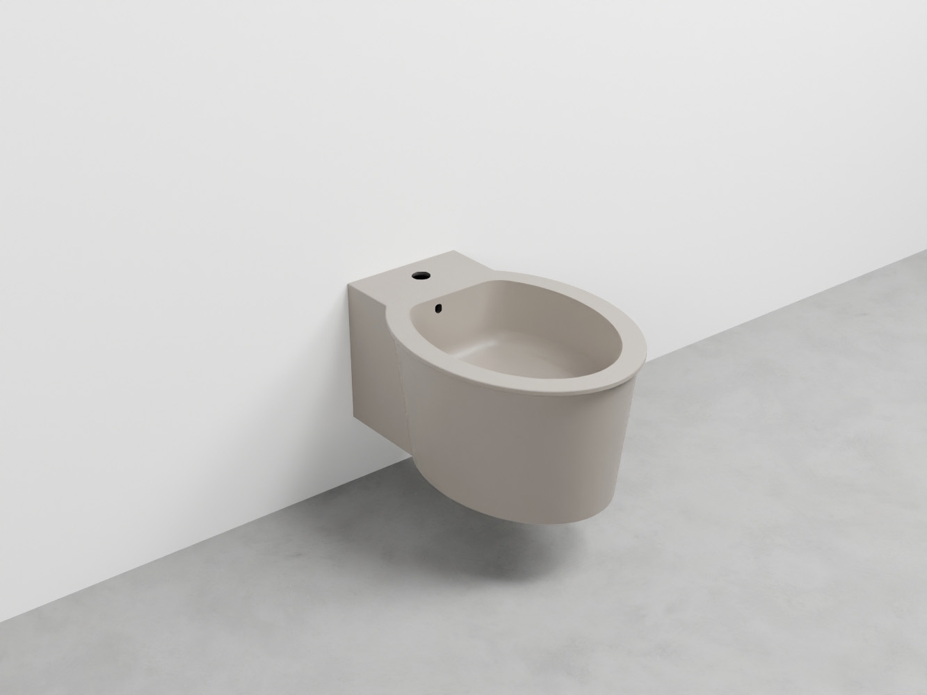 CABS-AV Биде подвесное с одним отверстием под смеситель, в комплекте с крепежами Catino cielo I Catini Ceramica Cielo