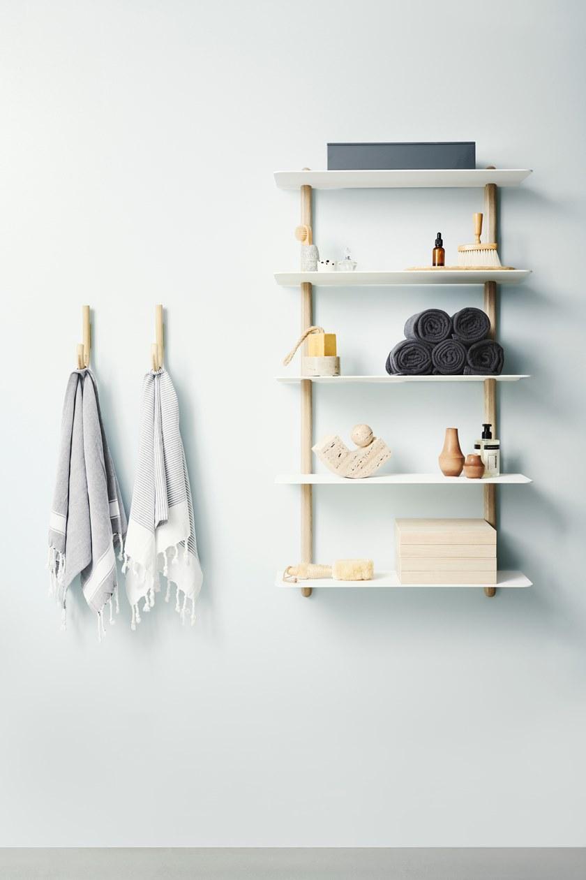 Gejst Открытый подвесной книжный шкаф из стали и дерева Nivo 20143 - Вид №1