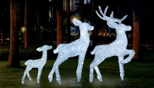 Световая Фигура 3D "Олень - Белый" Мама ELKI СВЕТОВЫЕ ФИГУРЫ 017724 Белый