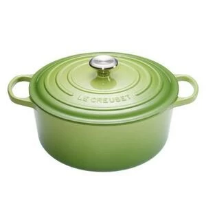 Кастрюля чугунная Le Creuset, Ø24 см, зеленая