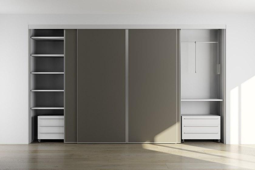 De Rosso Гардеробная со сверхлегкими раздвижными дверцами на заказ Aliante system sun-id-1402329 - Вид №2