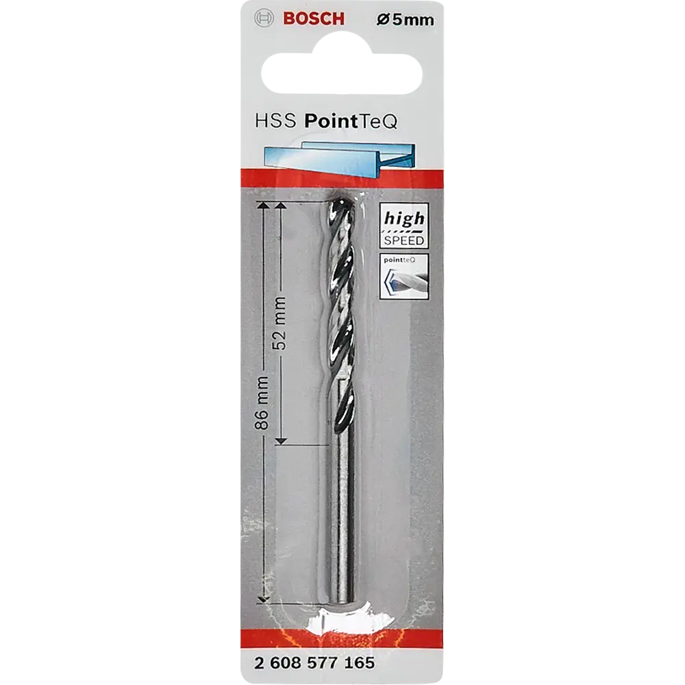 Сверло по металлу Bosch HSS Pointteq 5x52 мм 82136758 STLM-2058191 BOSCH PROFESSIONAL  - Вид №3