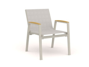 Алюминиевый садовый стул с подлокотниками