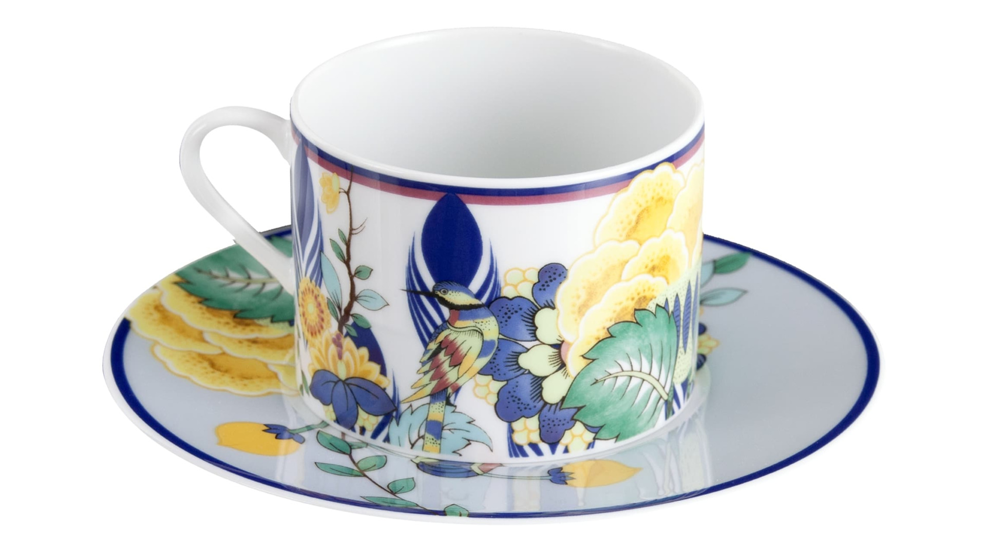 10663821 Meissen Чашка кофейная с блюдцем Meissen "Коллаж. Мистический сад" 150мл, п/к Фарфор  - Вид №1