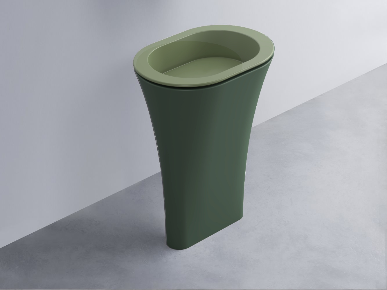 AMLA65-AG+AMPILO-AG+AMCOLO-MU Раковина Amedeo Ovale отдельностоящая cielo Enjoy + Amedeo Ceramica Cielo