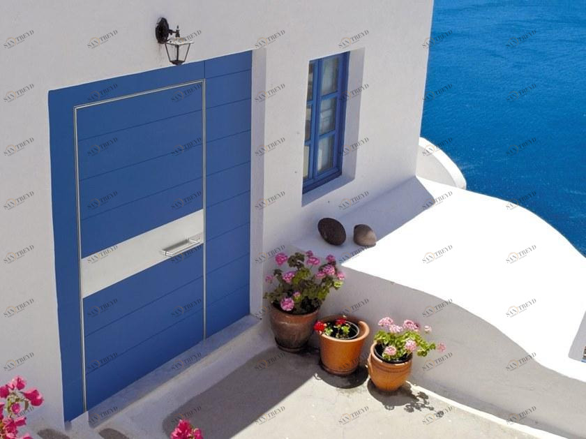 OIKOS VENEZIA Распашная бронированная входная дверь из керамогранита Synua sun-id-1345179