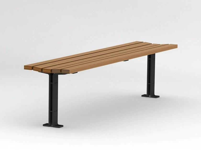 Nola Industrier Скамья из стали и дерева без спинки Kajen sun-id-1464795 - Вид №3