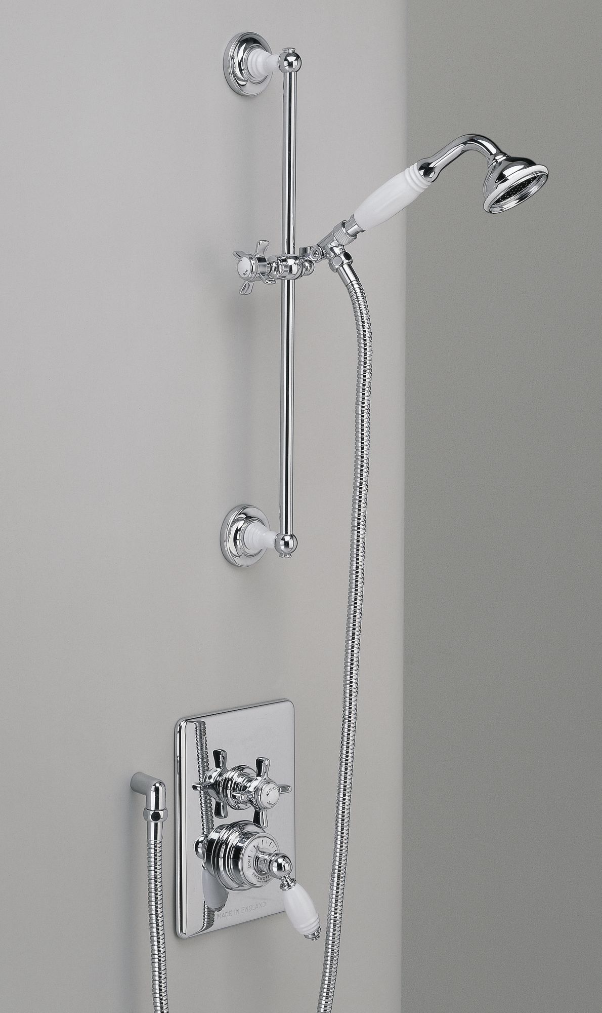 Traditional bathrooms Термостатический смеситель для душа с накладкой Tb760.414.nk  - Вид №3