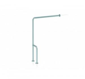 GW11 13 03 00 Genwec Правая белая стальная стена до пола 90º бар