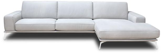 Rossini Sofas Мягкий кожаный диван с шезлонгом Tivoli sun-id-1459809 - Вид №1
