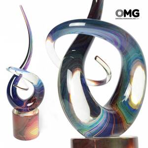 1755 ORIGINALMURANOGLASS Скульптура Узел любви - автор Andrea Tagliapietra - муранское стекло  см