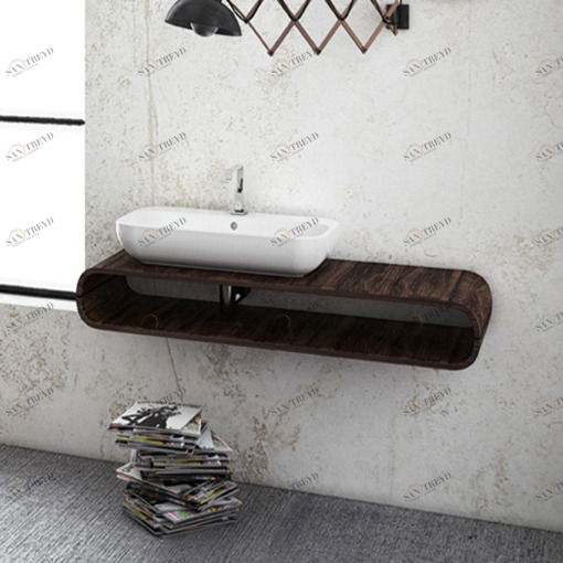 QB06040101 Накладная раковина на столешницу  овальная Disegno Ceramica 