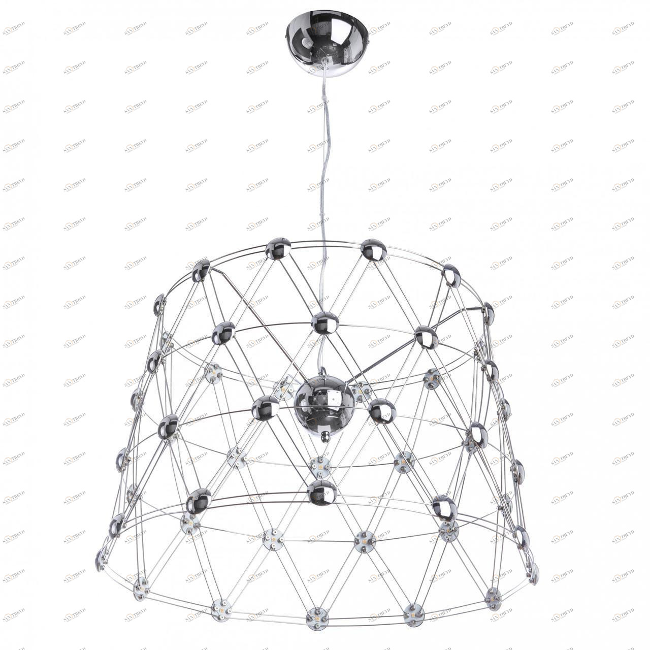 Подвесной светодиодный светильник Divinare 1608/02 SP-48 DIVINARE 1608 200203 Хром 