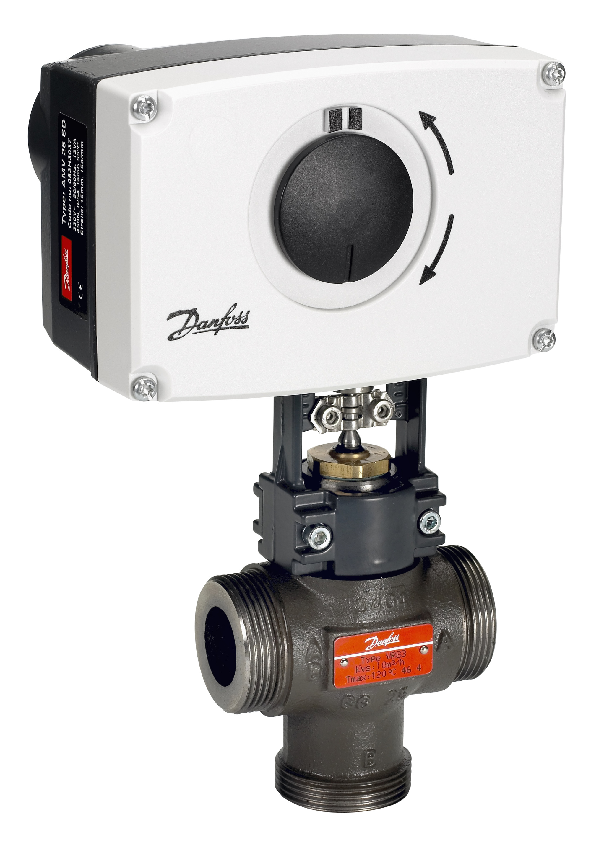 Danfoss Редукторные электроприводы с трехпозиционным управлением Электропривод импульсный AMV 35 230В 082G3021  - Вид №57