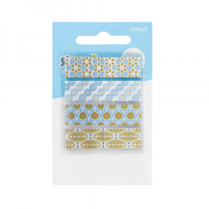 26082 Закладки самоклеящиеся пластиковые Z-сложение 70 г/м2 20 л. 4 цвета Stick`n