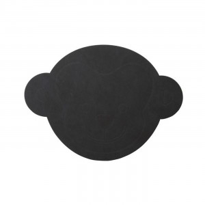 983145 NUPO black подстановочная салфетка ОБЕЗЬЯНКА 38x28 см, толщина 1,6 мм;LIND DNA