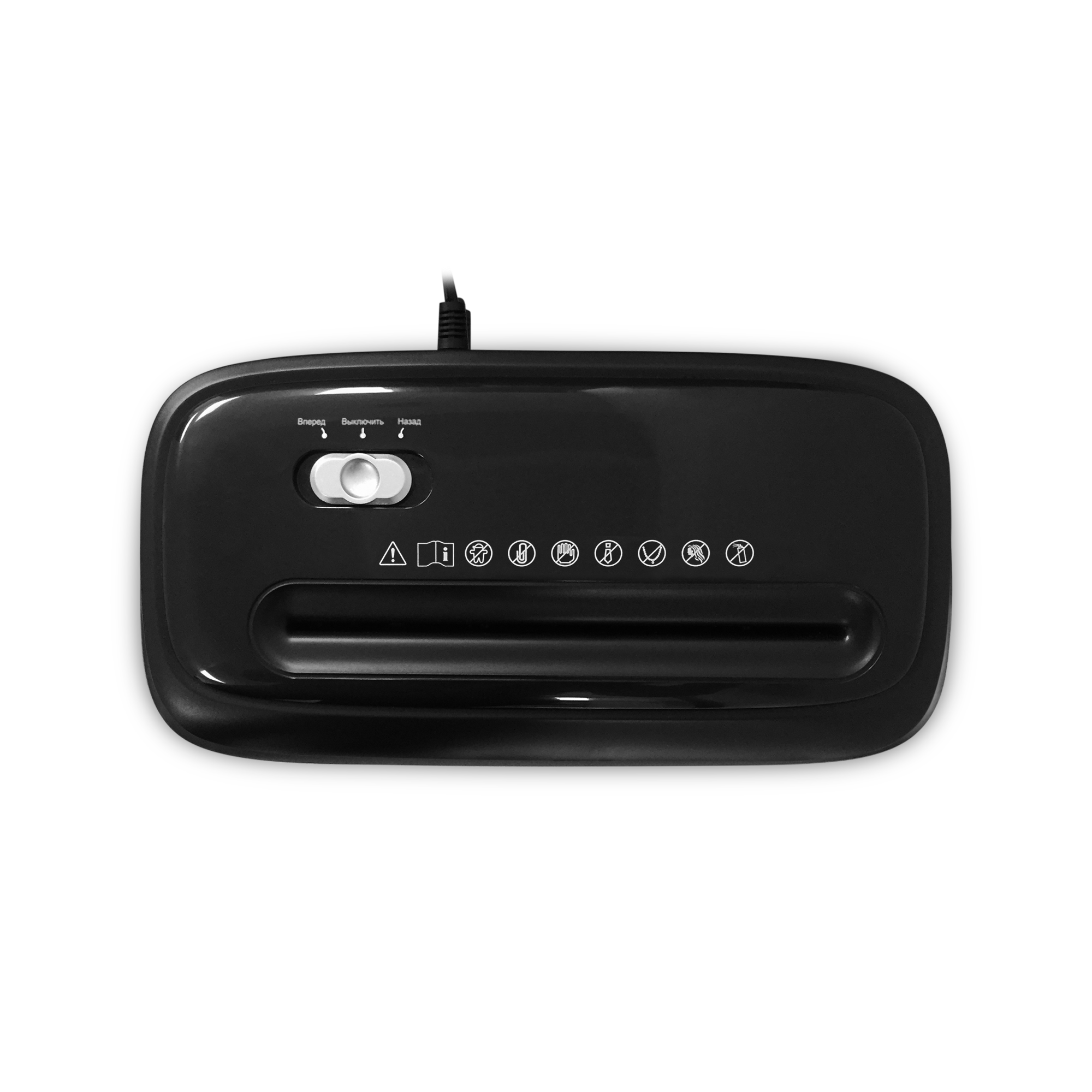 УД14-4 Уничтожитель документов , din p-4 (4 ур-нь секр.), фрагмент 3,9х30мм, 6-8 лист (70г/м2), пл. карты/скобы, 14 литров Гелеос Santreyd  - Вид №2