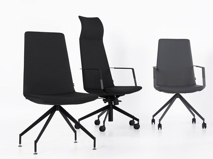 B&T Design Офисный стул из ткани на козелке с подлокотниками Zone sun-id-1392461 - Вид №3