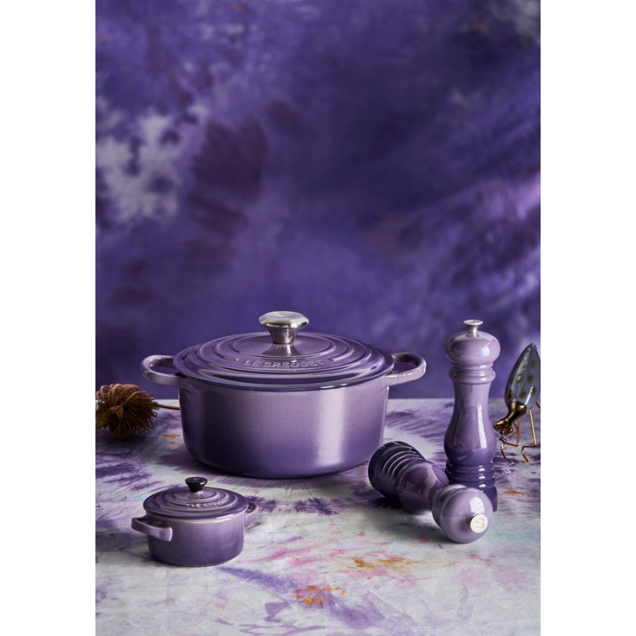Кастрюля чугунная Le Creuset, Ø24 см, фиолетовая 21177247222430 - Вид №4