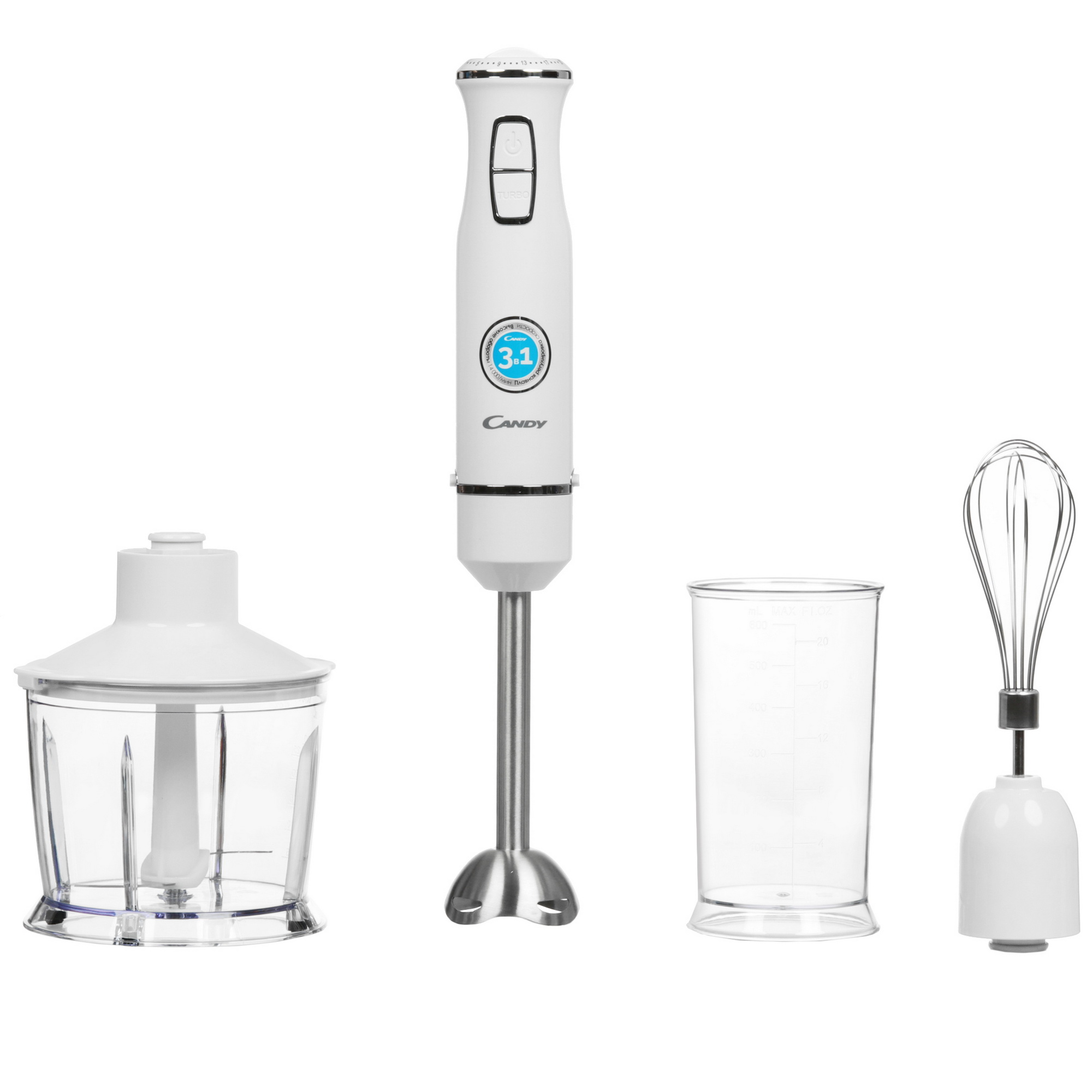9116562 Блендер погружной Candy CB-202 белый STDN-0051698 - Вид №6