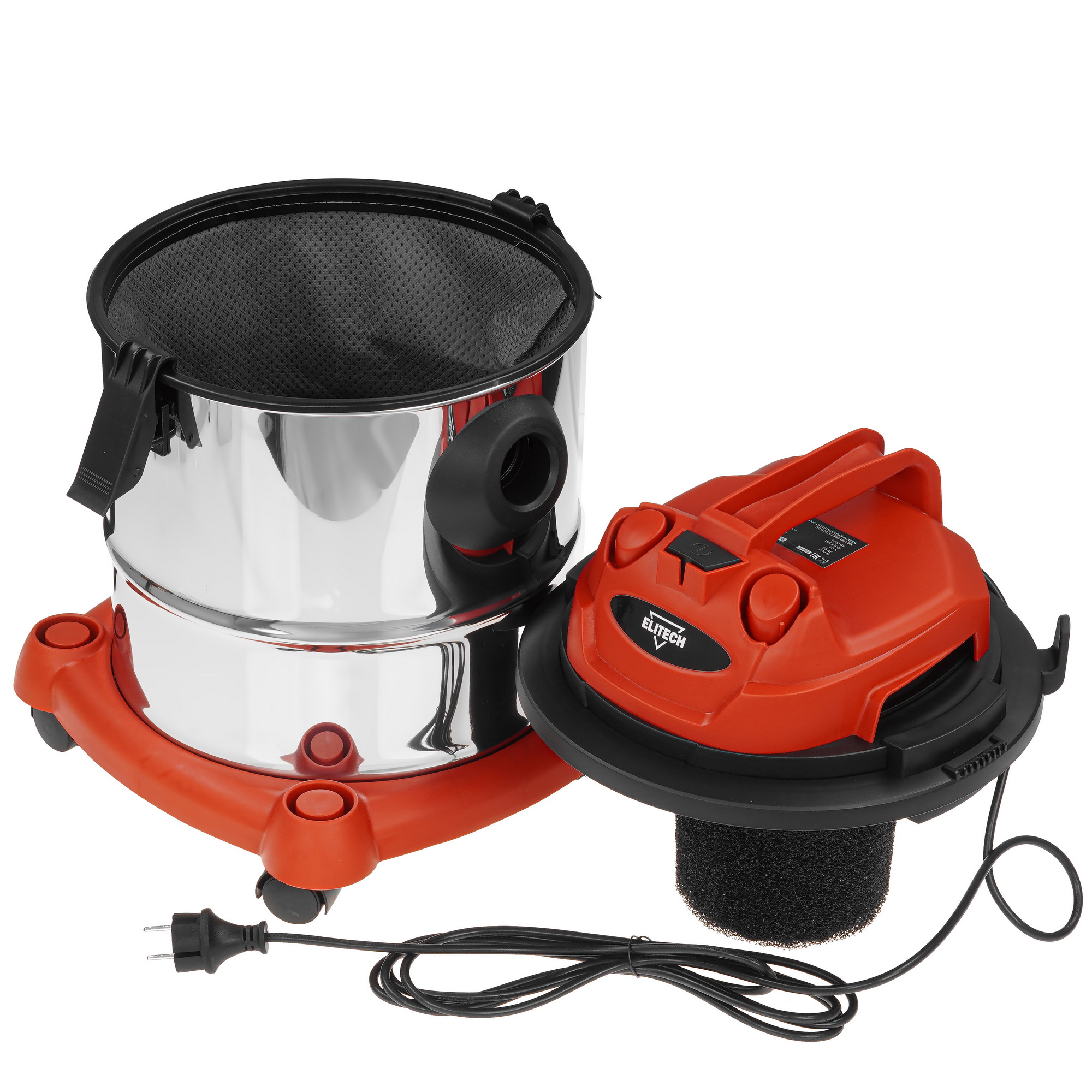 Строительный пылесос  Elitech ПС 020 (E1302.003.00) 9079230 STDN-0037504 - Вид №5