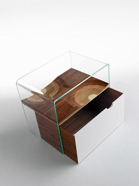 Casamania & Horm Прикроватный столик с ящиком Ripples sun-id-1507870 - Вид №1