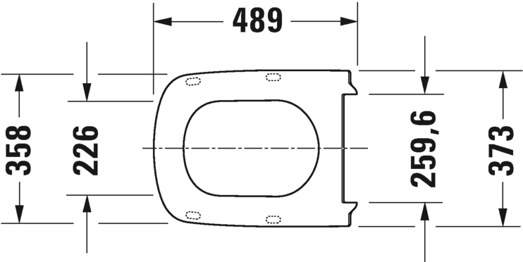 0060510000 Крышка сиденье для унитаза Duravit Durastyle - Вид №3