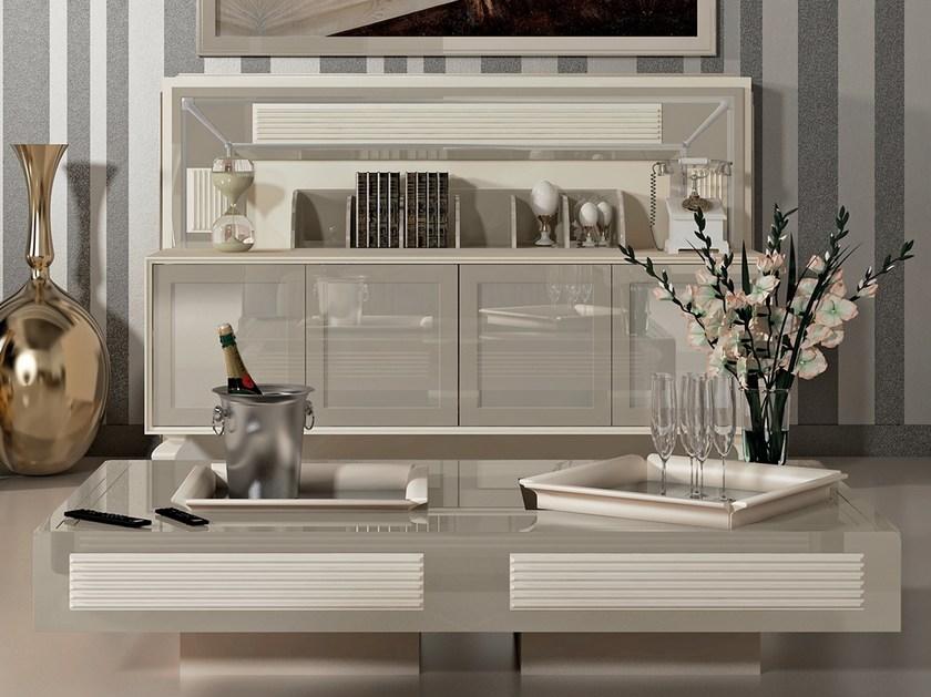 Vismara Design Низкий прямоугольный деревянный журнальный столик для гостиной Desire sun-id-1506882 - Вид №1