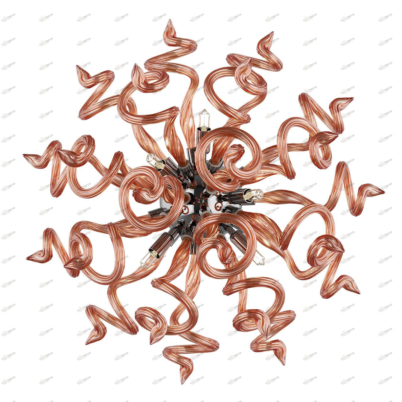 Бра Lightstar Medusa 890653 LIGHTSTAR ОРИГИНАЛЬНЫЕ 079333 Оранжевый;разноцветный 