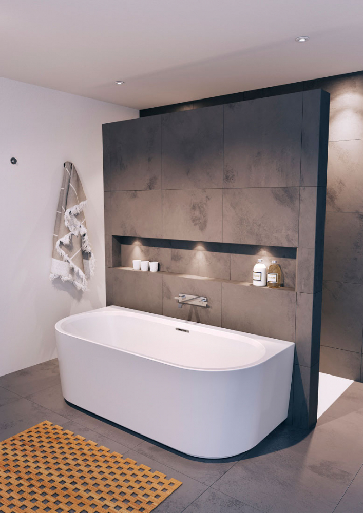 Desire back2wall 180 x 84_BD07105 Ванна Riho Desire Santreyd - Вид №3