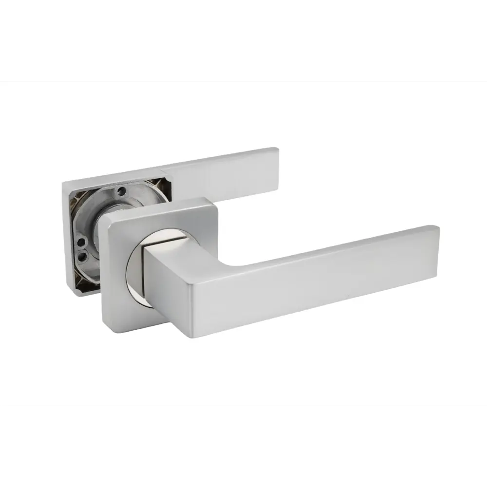 Дверная ручка на розетке Edson EDS-25-QR1 без запирания цвет хром 89456858 STLM-2144305 