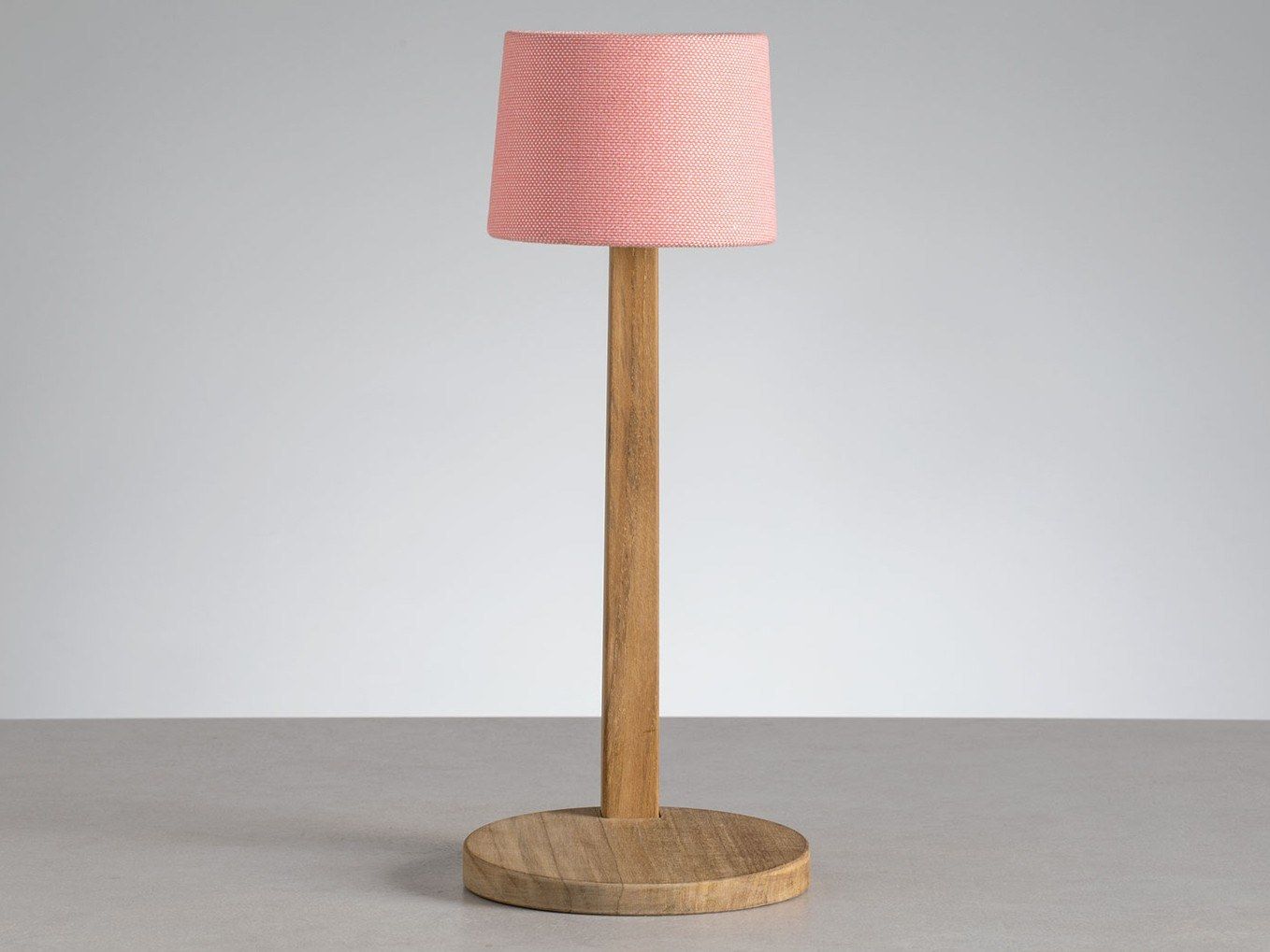 Настольная лампа из тикового дерева с батарейным питанием Ethimo Gaia ARCH-00058108 - Вид №6