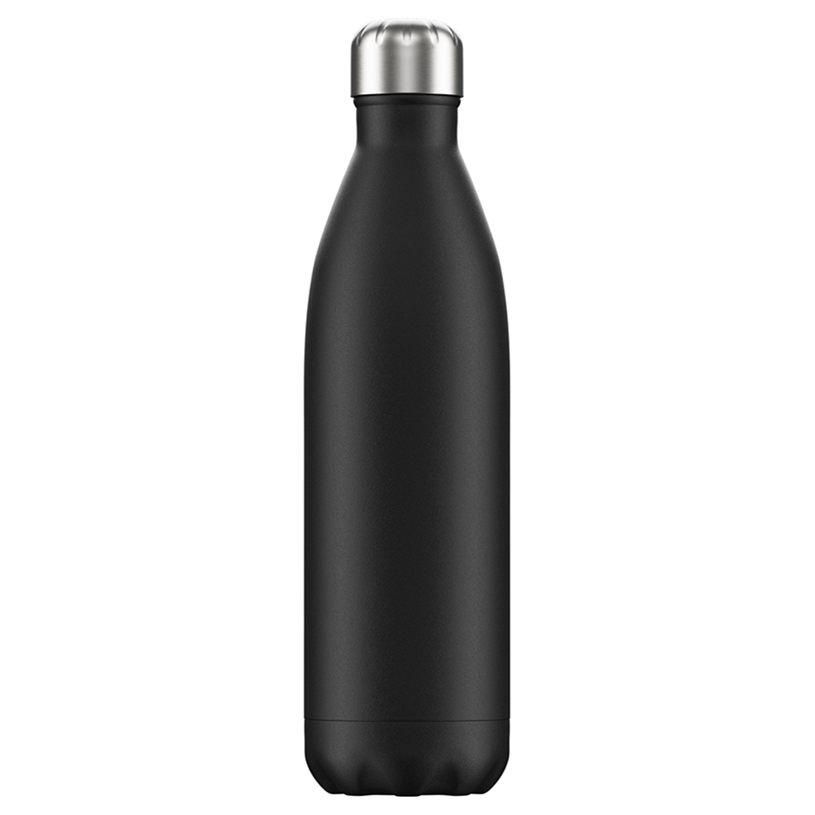 B750MOBLK Термос monochrome, 750 мл, черный Chilly's Bottles  - Вид №1