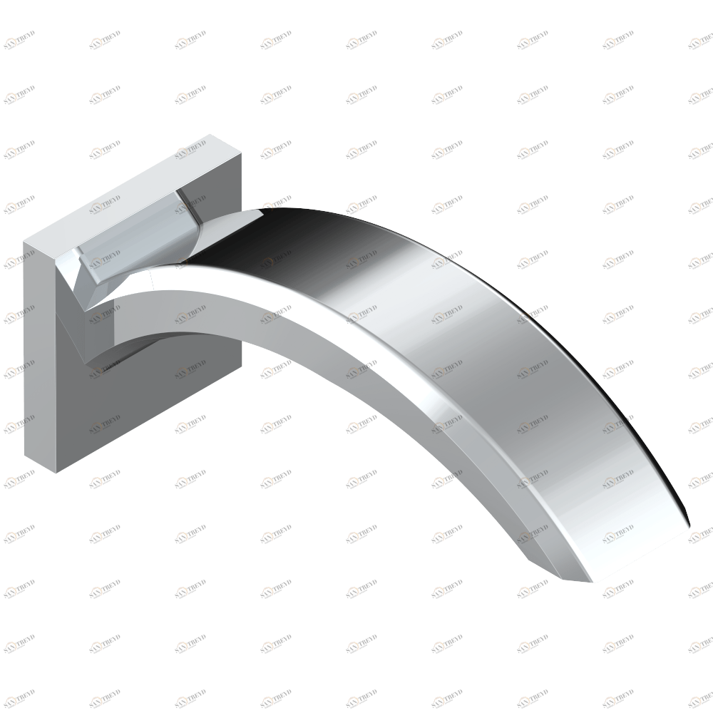 G79-22G Излив для ванны встраиваемый в стену - ГОЛИАФ Thg-paris Cubica Хромированный G79 22G  A02 CAT.A