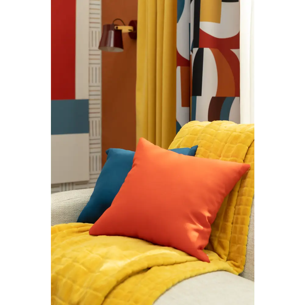 Подушка декоративная «Яркость» 40х40 см цвет оранжевый SEASONS STLM-2019503 - Вид №6